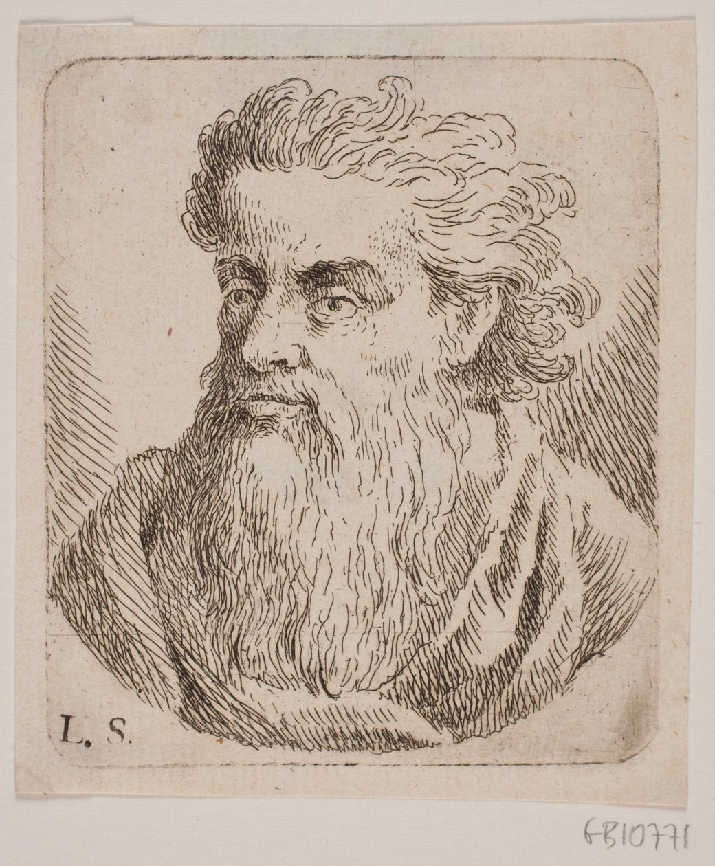Retrato de un hombre de W.A. Müller