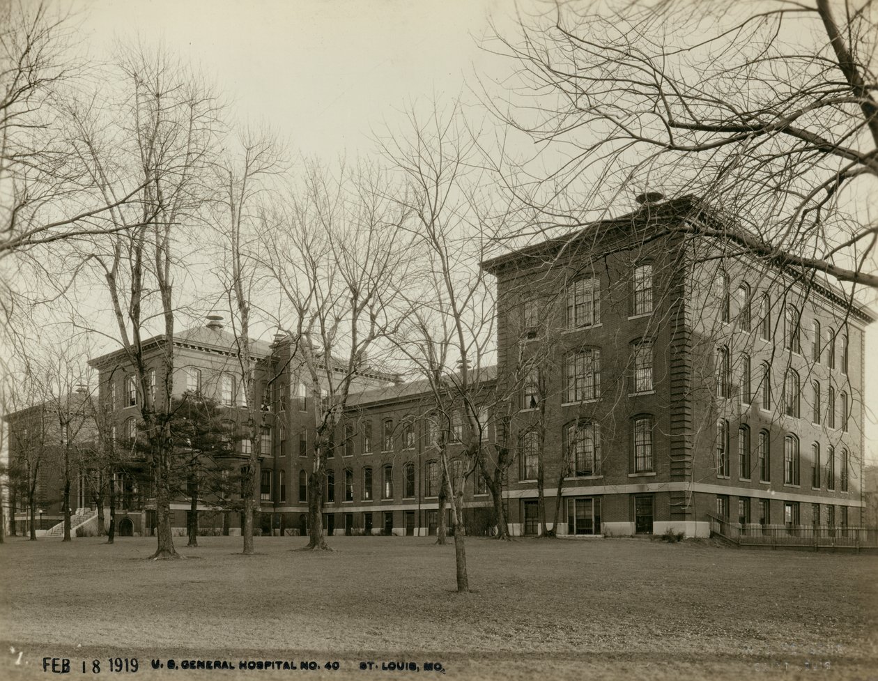 Edificio de la enfermería de la ciudad en el Hospital General de EE.UU. de W.C. Persons