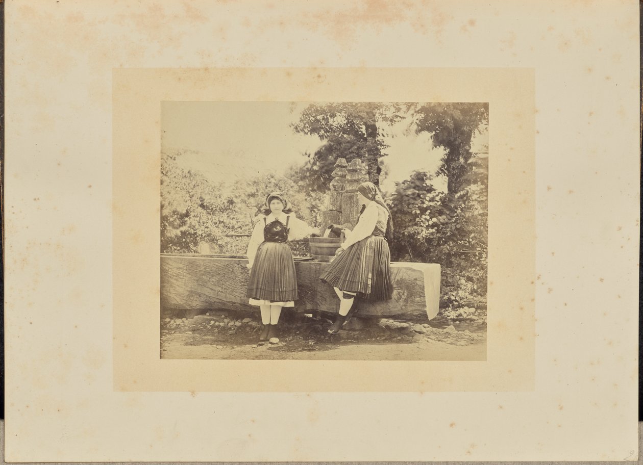 Eslovenos del Gail Thal, en traje de fiesta, Carintia de W.D. Howard and F.H. Lloyd