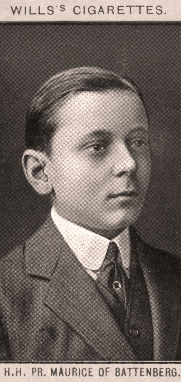 El Príncipe Mauricio de Battenberg, 1908 de WD and HO Wills