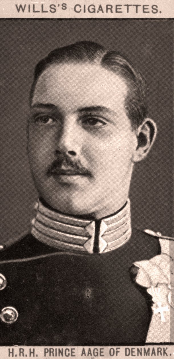 El Príncipe Aage de Dinamarca, 1908 de WD and HO Wills