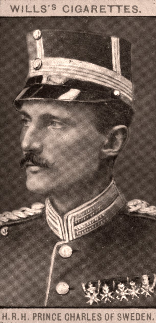 S.A.R. Príncipe Carlos de Suecia, 1908 de WD and HO Wills