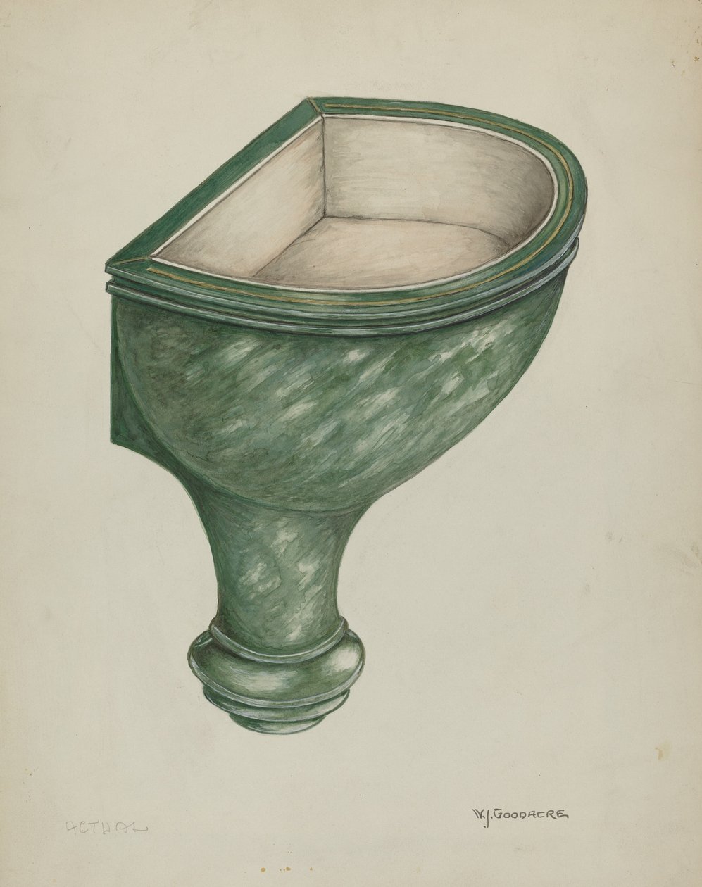 Pila de Agua Bendita, Santa Bárbara de W.J. Goodacre