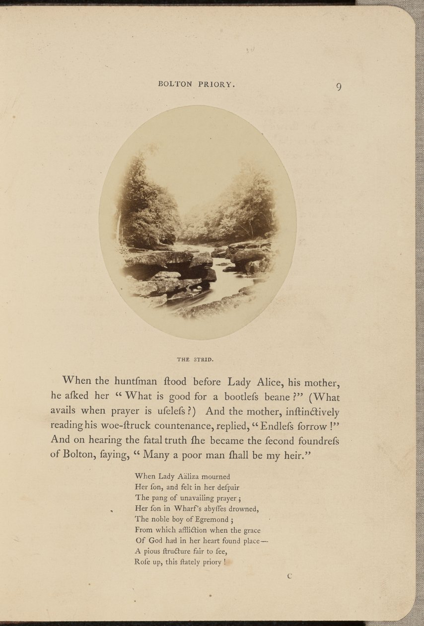 Priorato de Bolton; The Strid de W.R. Sedgfield