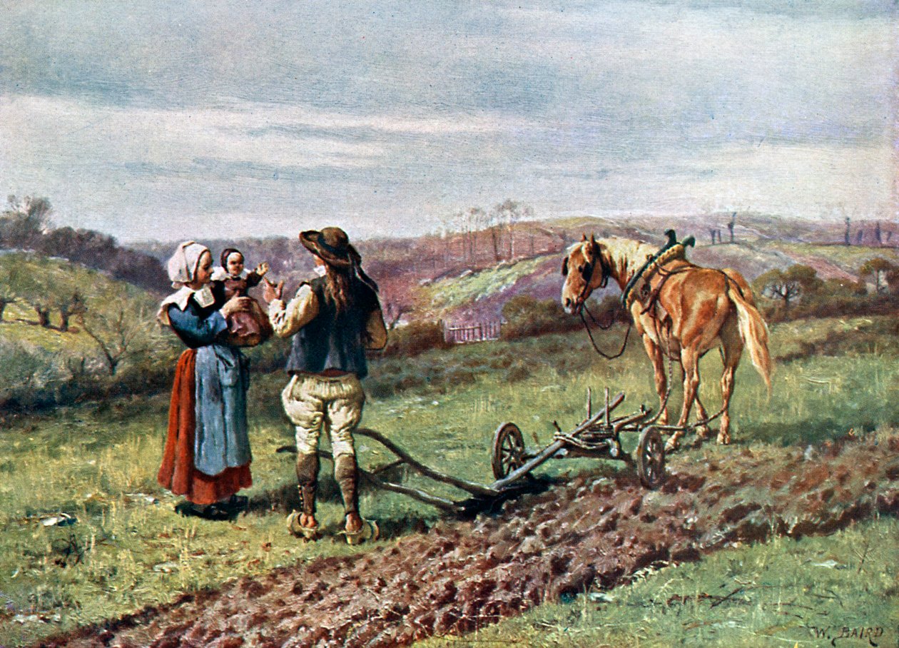 Una Escena en Bretaña de W Baird