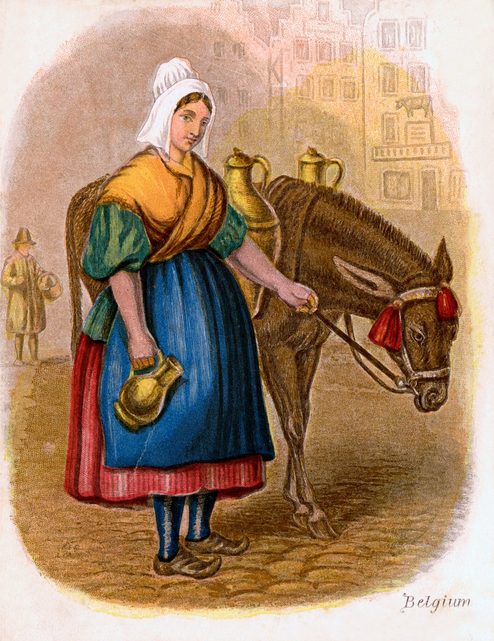 Lechera belga, 1809 de W. Dickes