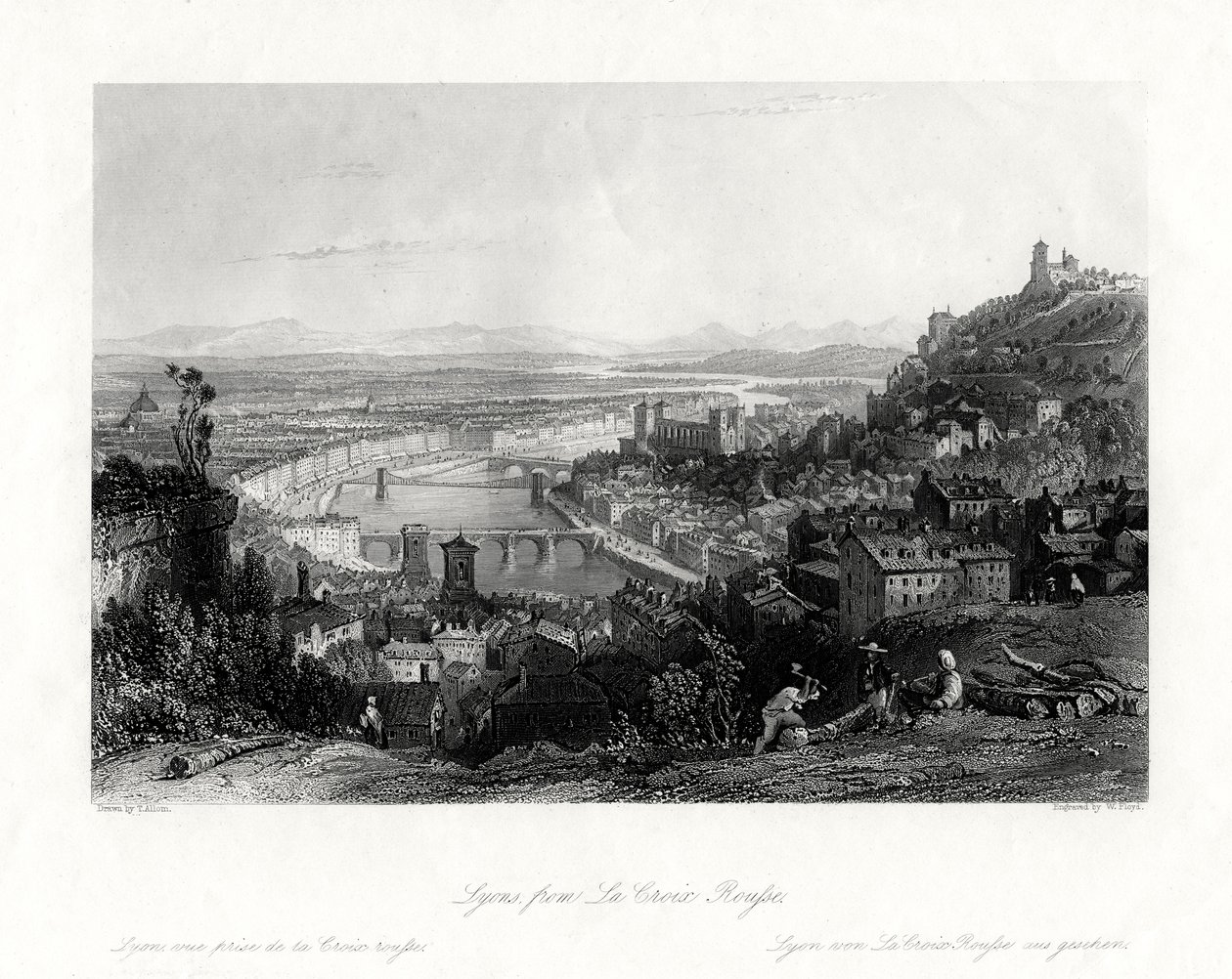 Lyon, Francia, 1875 de W Floyd