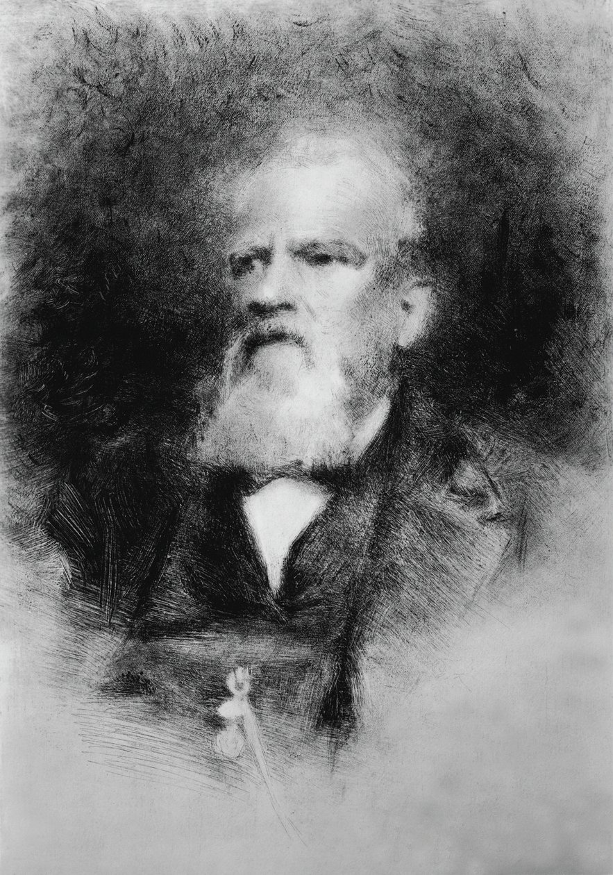Retrato de Alberto Mazzucato (1813-1877), compositor italiano de John Ward Dunsmore