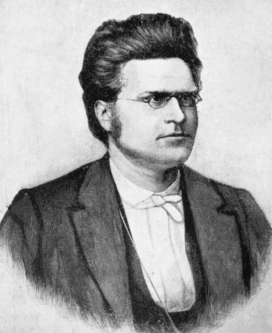 Retrato de Bjornstjerne Martinius Bjornson (1832-1910), escritor, poeta y dramaturgo noruego, xilografía después de una fotografía de Budtz Mueller y co de John Ward Dunsmore