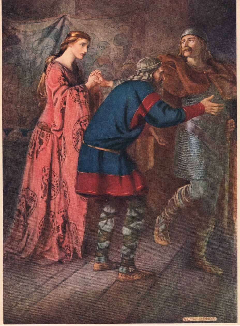 Laertes se despide de su hermana Ofelia, de 