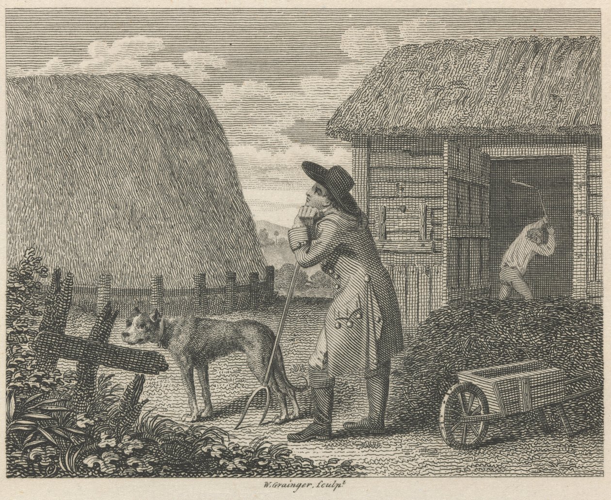 La cebada segada y el Dunghil de W. Grainger