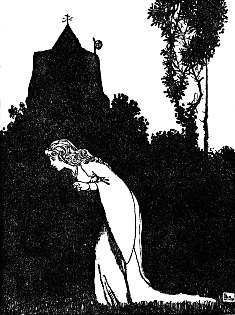 Debo aventurarme al cementerio, c. 1930 de William Heath Robinson