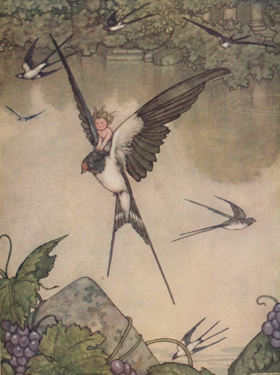 ¡Sí, iré contigo! Dijo Tommelise, c1930 de William Heath Robinson