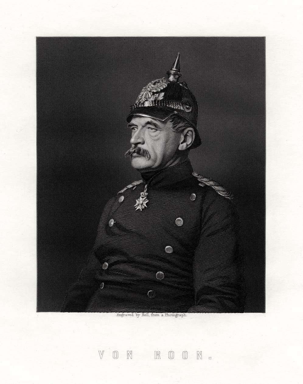 Albrecht Theodor Graf Emil von Roon, soldado y político prusiano, siglo XIX de W. Holl