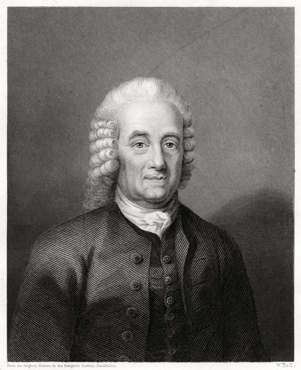 Emanuel Swedenborg, filósofo, místico y cosmólogo sueco, 1884 de W. Holl