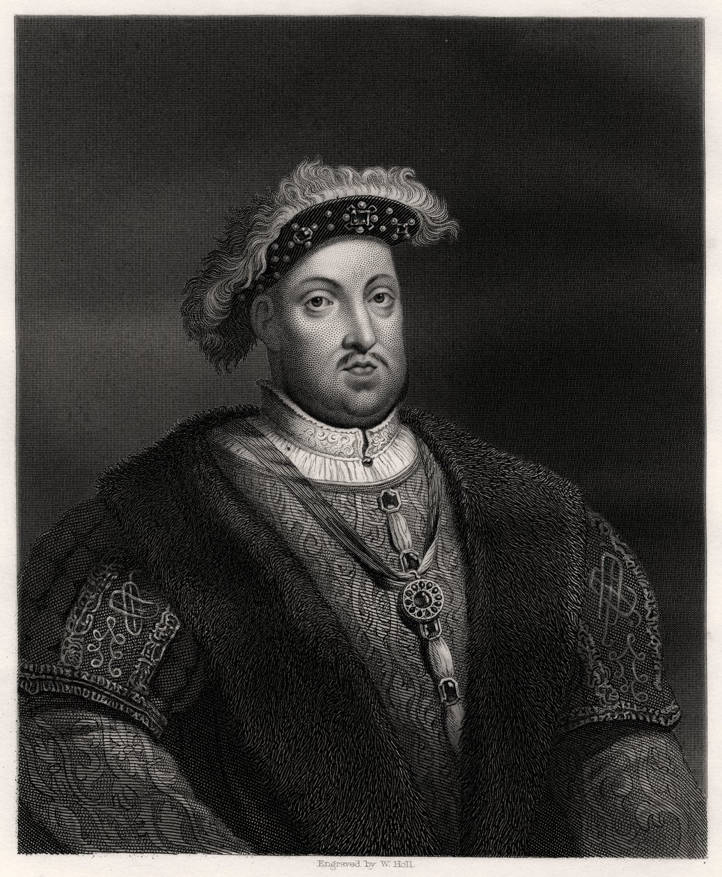 Enrique VIII, Rey de Inglaterra e Irlanda de W. Holl