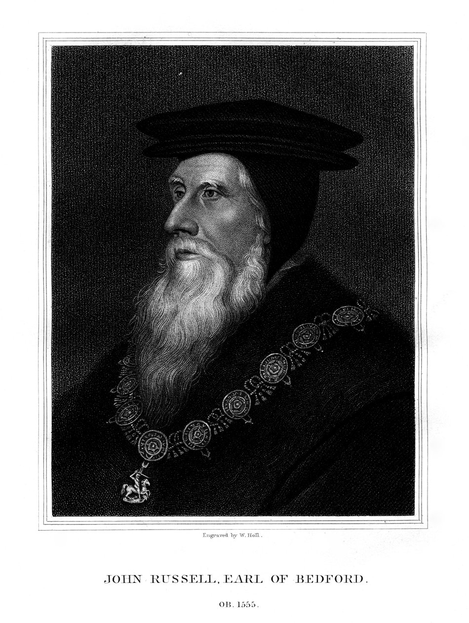 John Russell, 1er Conde de Bedford, ministro real inglés, 1825 de W. Holl