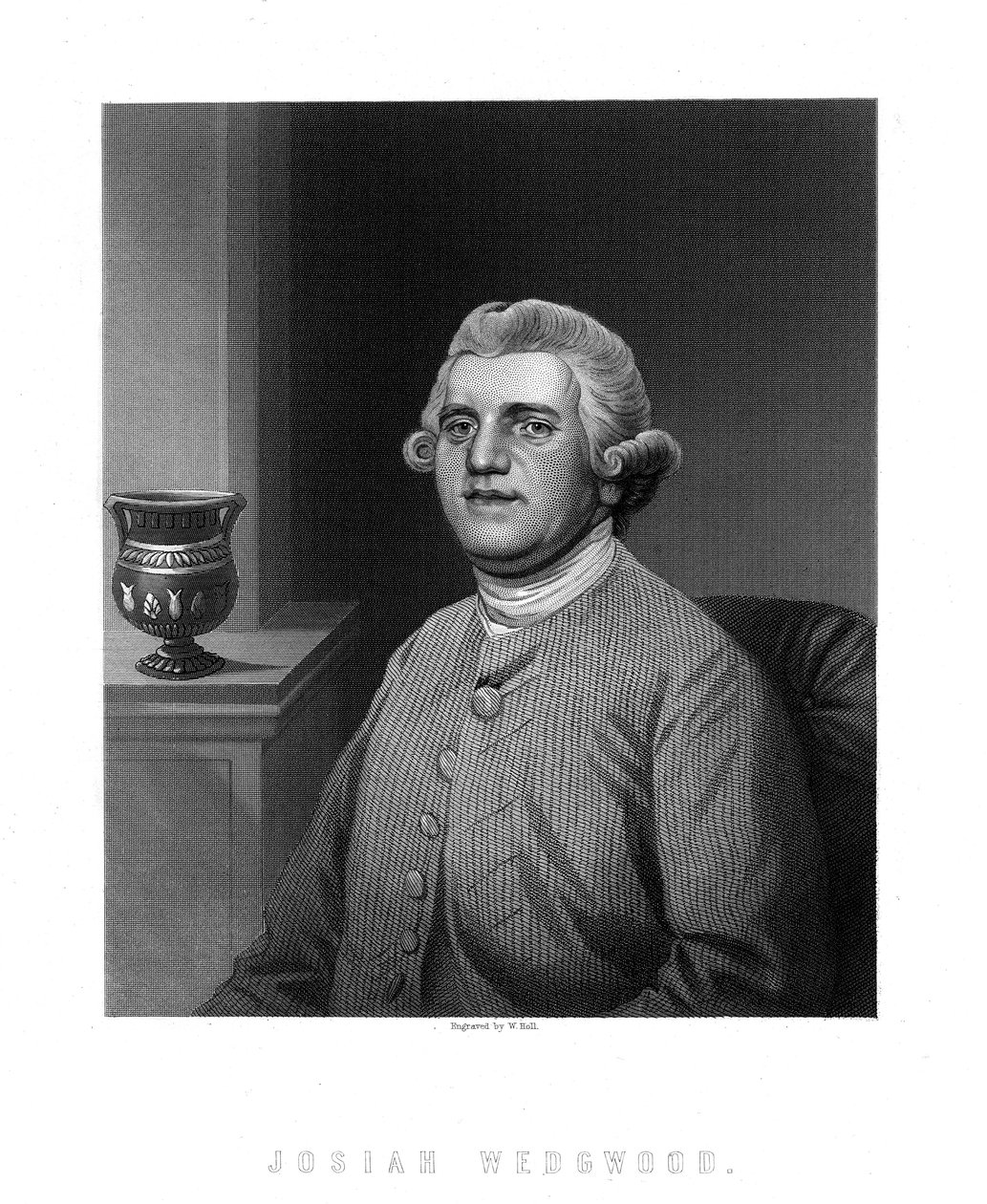 Josiah Wedgwood, industrial y alfarero inglés de W. Holl