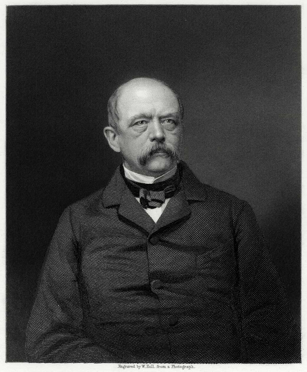 Otto von Bismarck, estadista alemán, siglo XIX de W. Holl