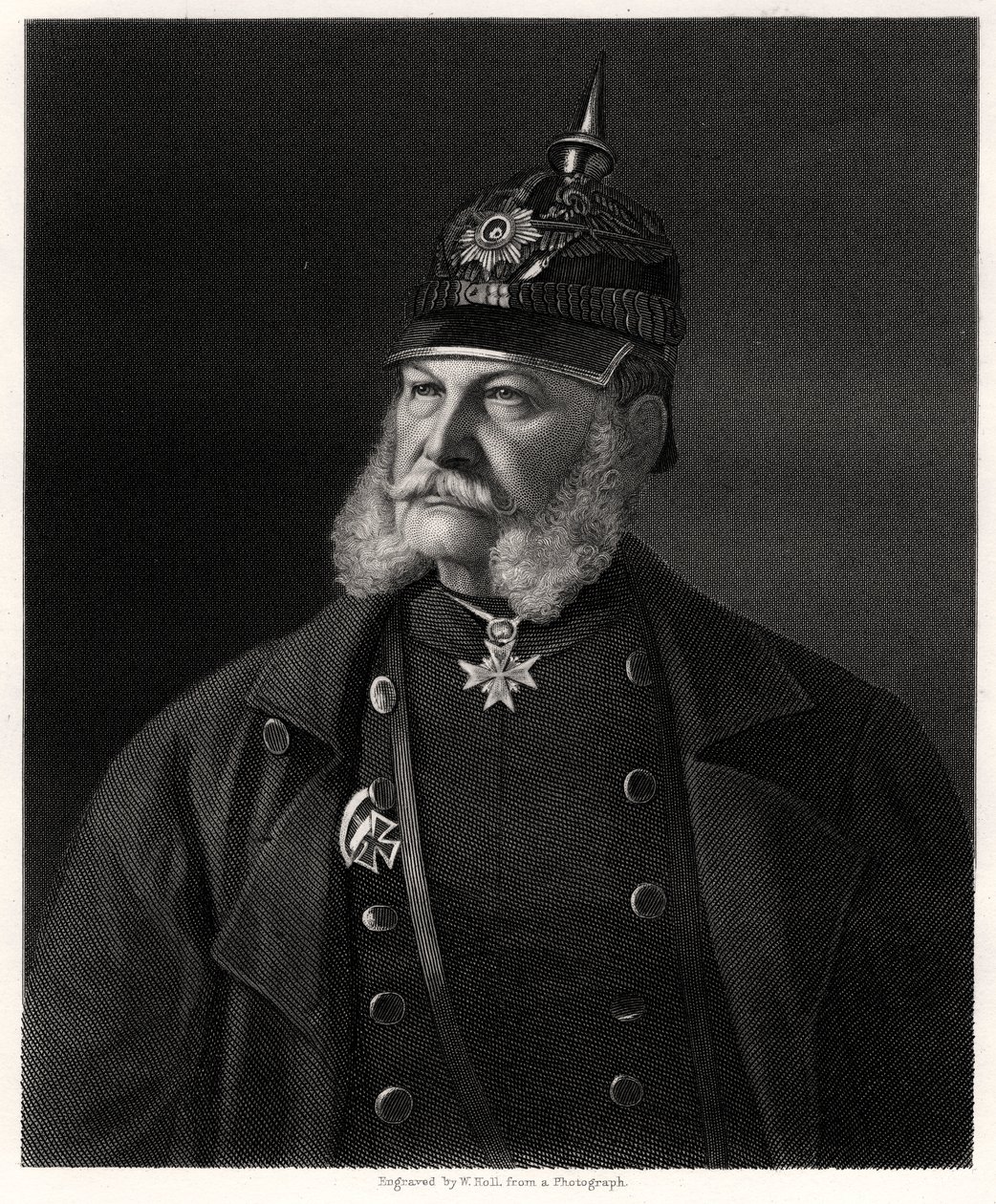 Guillermo I, Rey de Prusia y Emperador de Alemania, siglo XIX de W. Holl