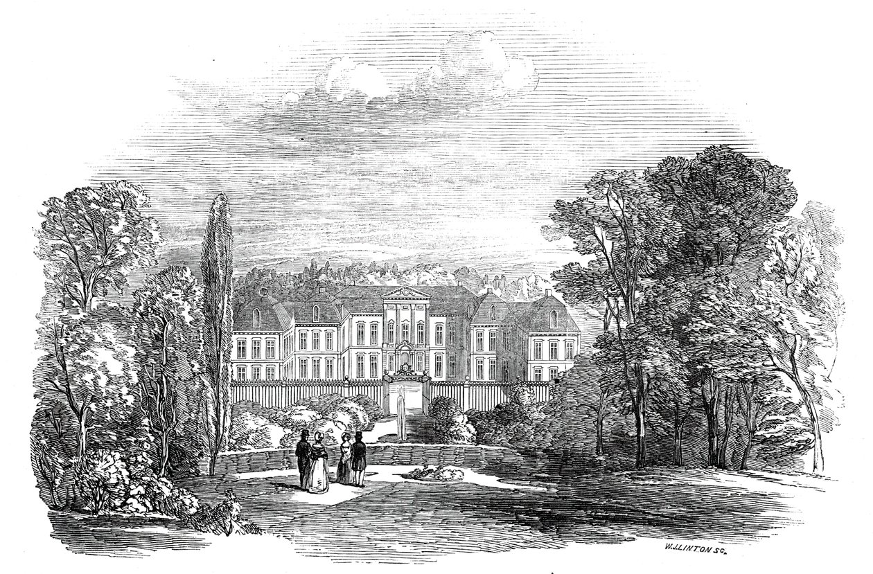 Friedenstahl - del dibujo de Su Alteza Real el Príncipe Alberto, 1845 de W. J. Linton