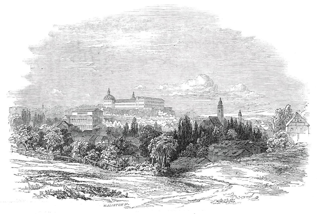 Gotha - del dibujo de Su Alteza Real el Príncipe Alberto de W. J. Linton