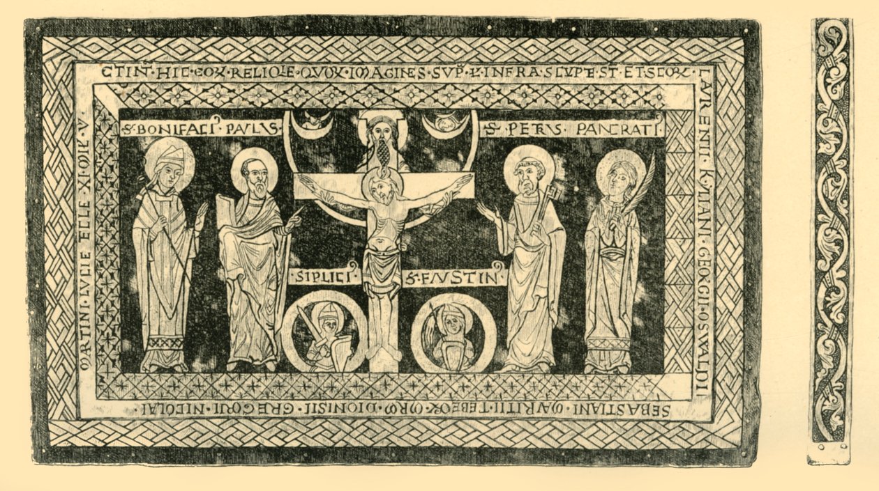 El altar portátil de Hildesheim, c1160-1170, 1881 de W Jones