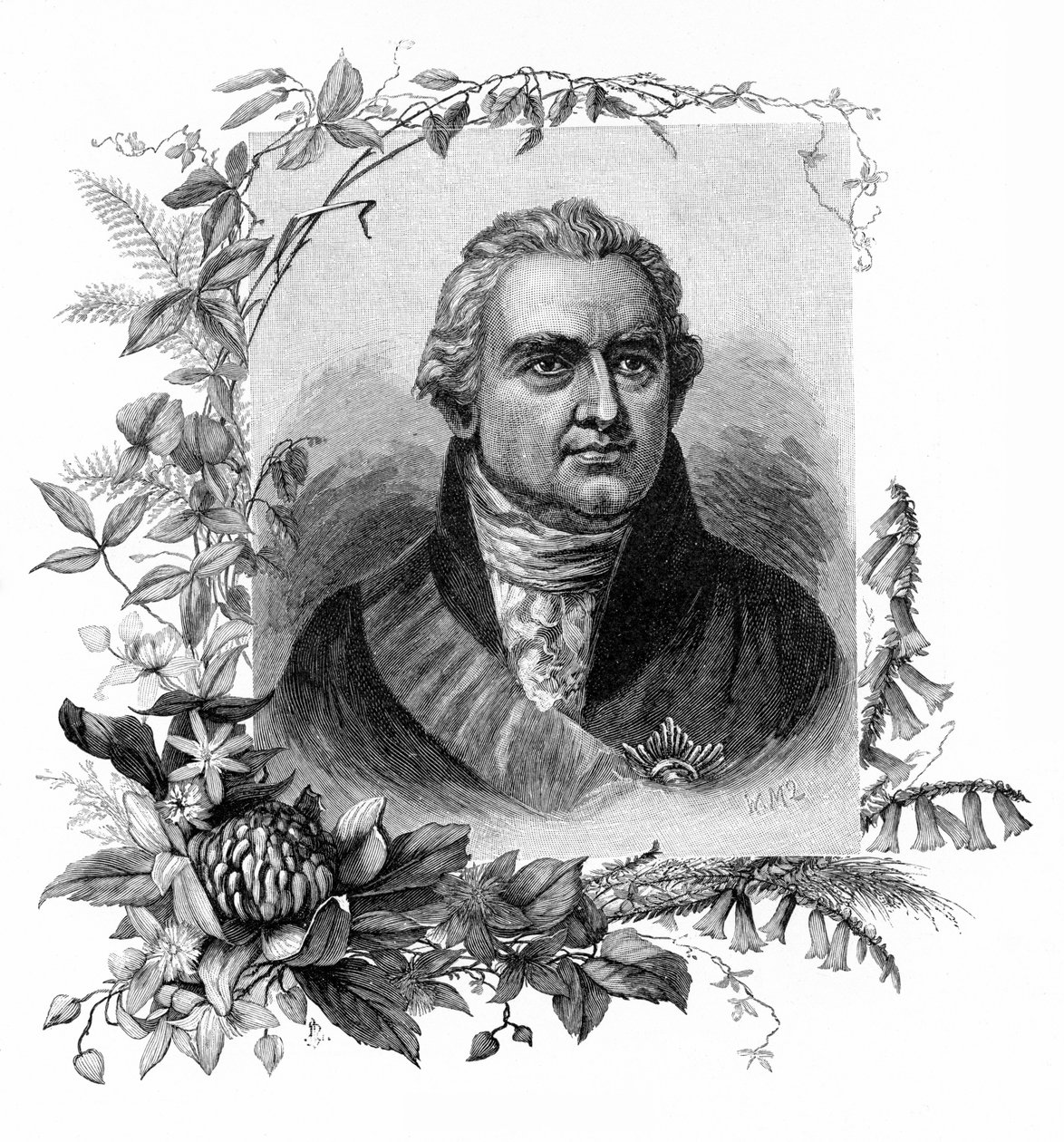 Sir Joseph Banks, naturalista y botánico inglés, 1886 de W. Macleod