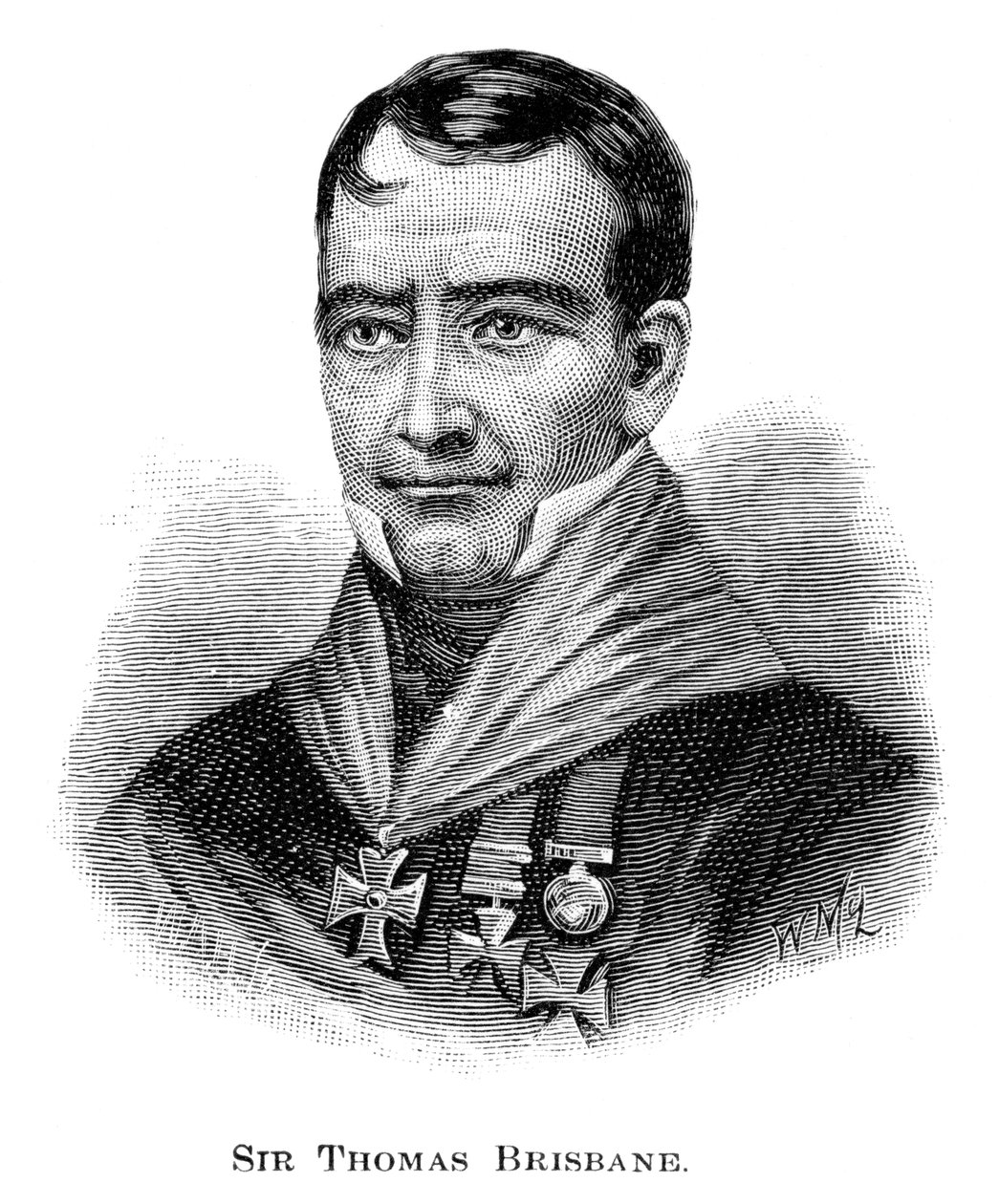 Sir Thomas Brisbane, soldado británico, gobernador colonial y astrónomo, 1886 de W. Macleod