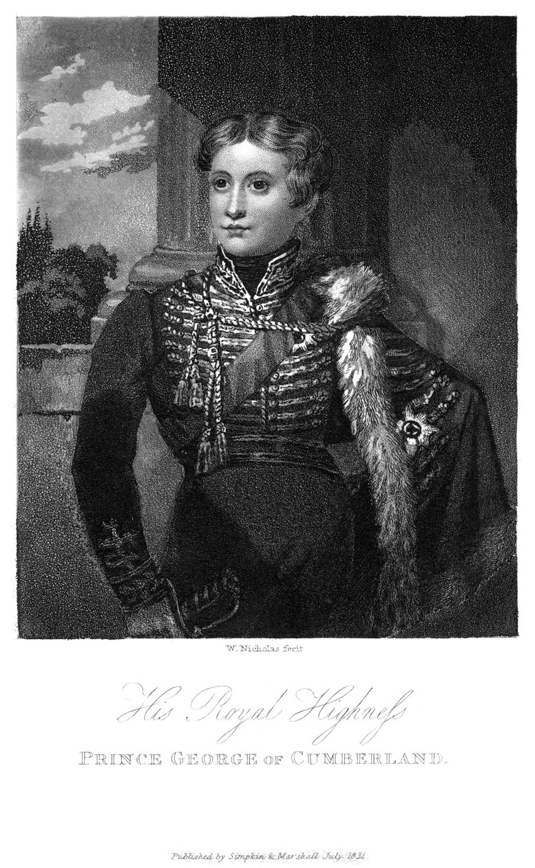 Príncipe Jorge de Cumberland, 1831 de W. Nicholas