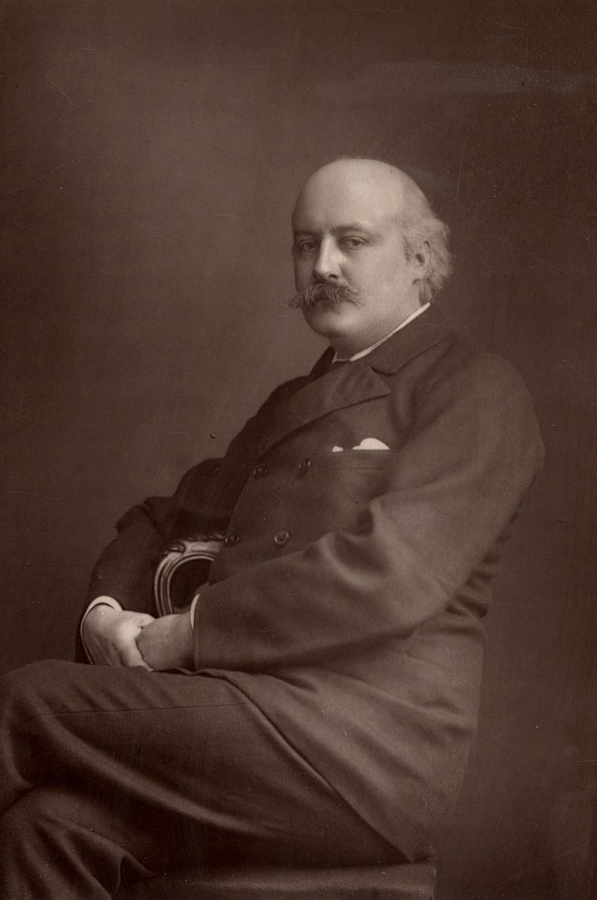 "(Charles) Hubert (Hastings) Parry (1848-1918) (tipo woodbury) de W. and D. (after) Downey