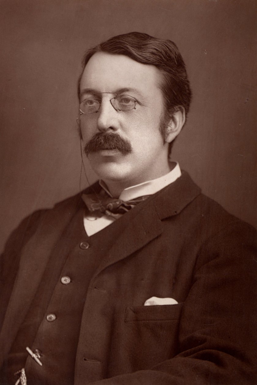 "Charles Villiers Stanford (1852-1924) Compositor y pedagogo musical irlandés, nacido en Dublín. (woodburytype) de W. and D. (after) Downey
