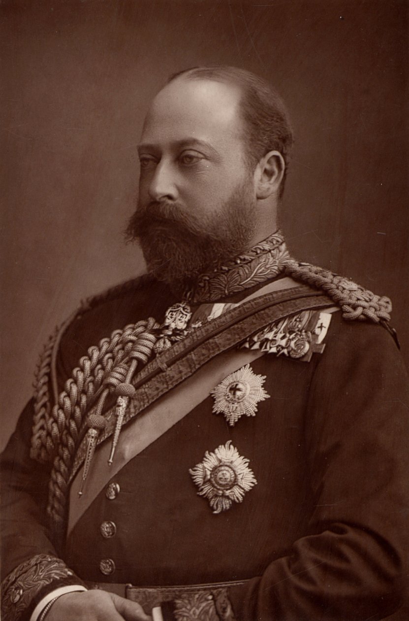"Eduardo VII (1841-1910) rey del Reino Unido desde 1901, cuando aún era Príncipe de Gales. (woodburytype) de W. and D. (after) Downey