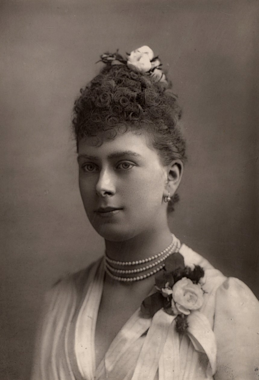 Princesa Mary (May) de Teck (1867-1953) de W. and D. (after) Downey
