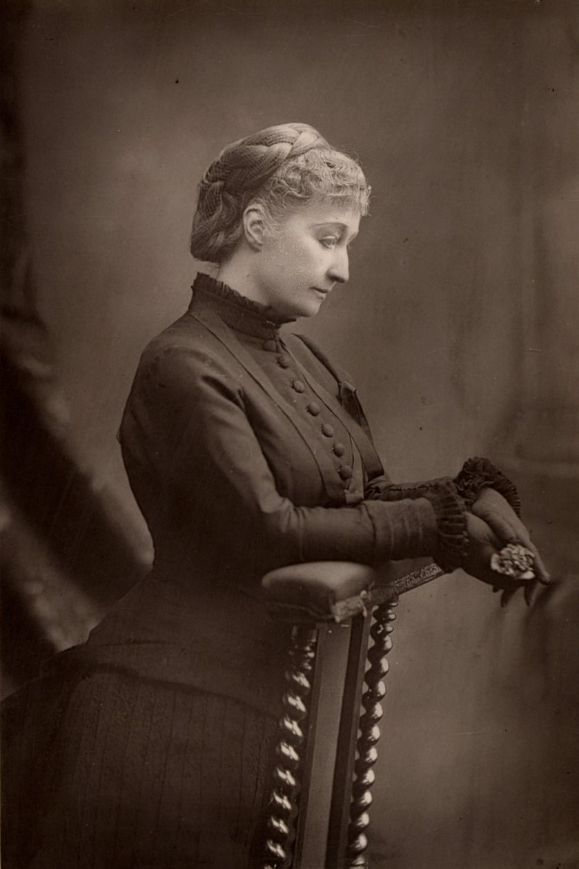 "La emperatriz Eugenia (1826-1920) viuda de Napoleón III de Francia. (woodburytype) de W. and D. (after) Downey