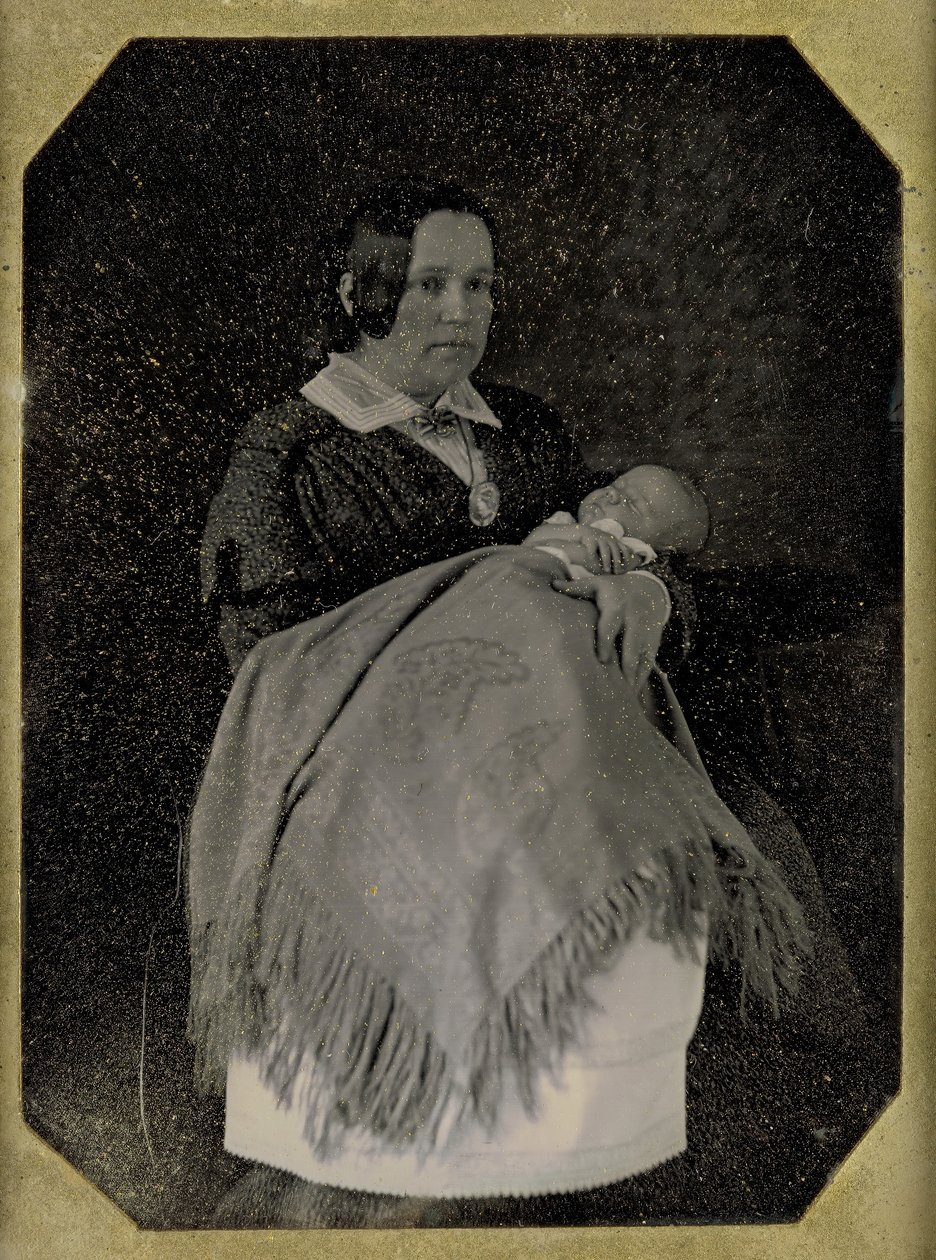 Sra. Thomas Ustick Walter y su Hijo Fallecido de William and Frederick Langenheim