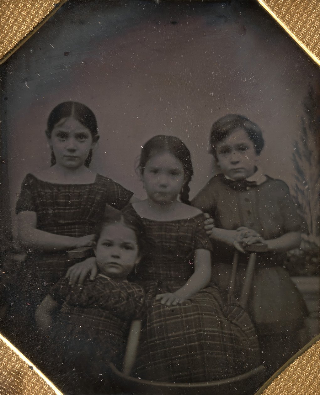 Los hijos del profesor Schneider, ca. 1842 de William and Frederick Langenheim