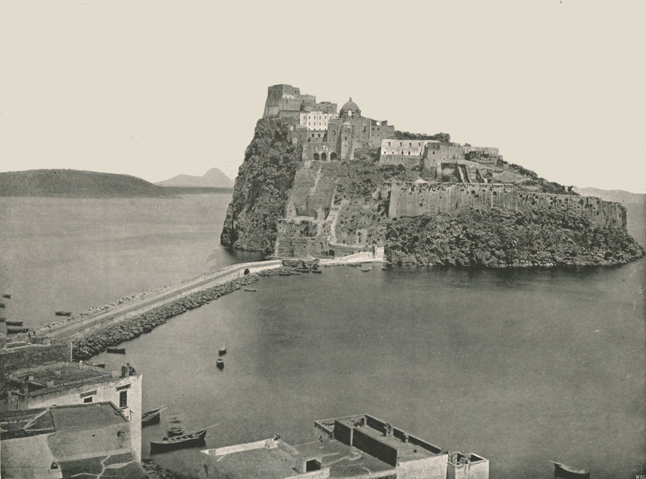 Castillo Aragonés, Ischia, Italia, 1895 de W and S Ltd