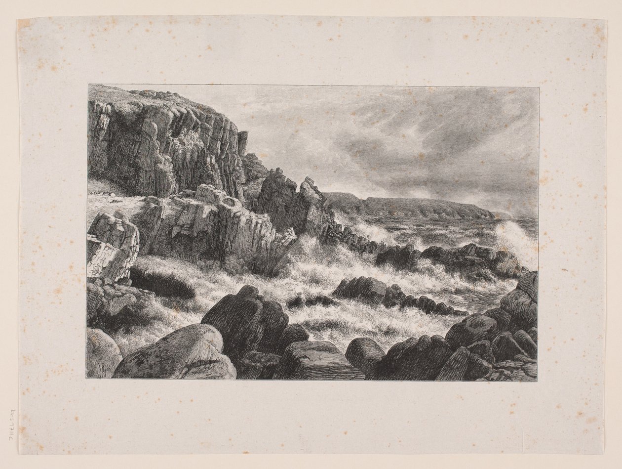 Archipiélago de Bornholm cerca de Rø de Waldemar Bøhme