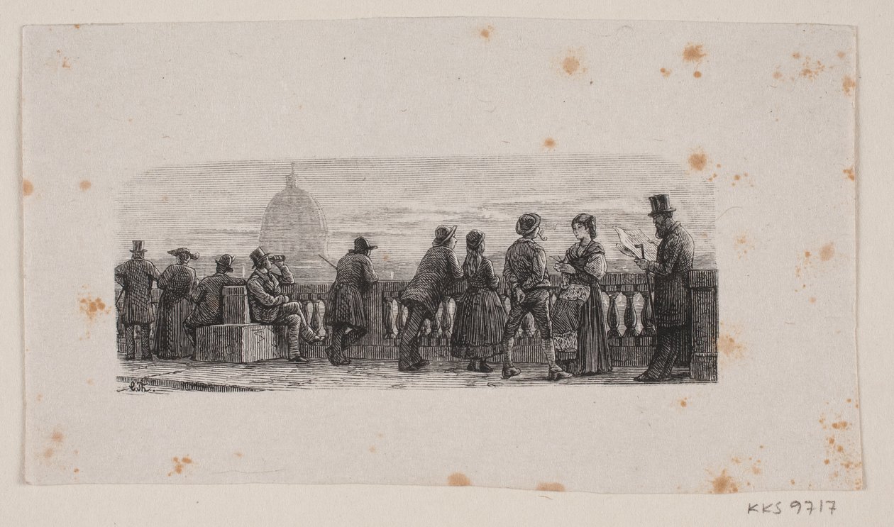 Desde Monte Pincio de Waldemar Bøhme