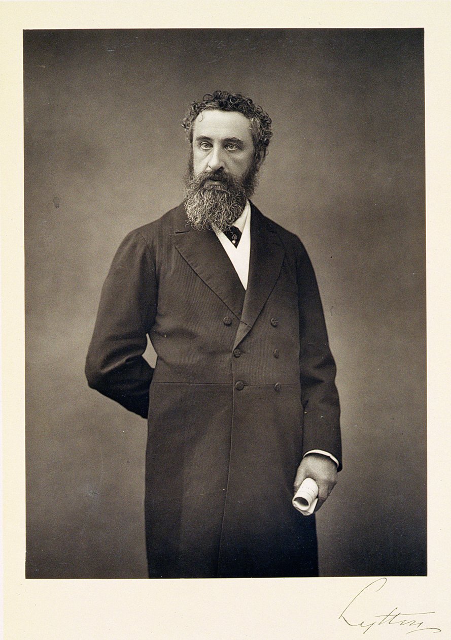Retrato de Edward Robert Bulwer-Lytton, 1er Conde de Lytton (1831-91) de Walery Rzewuski