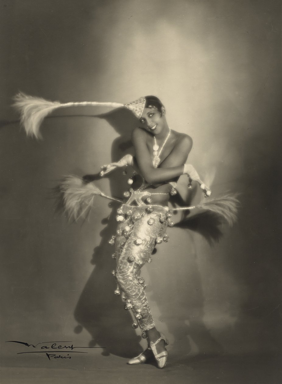Josephine Baker, c.1927 (impresión en plata gelatina) de Walery