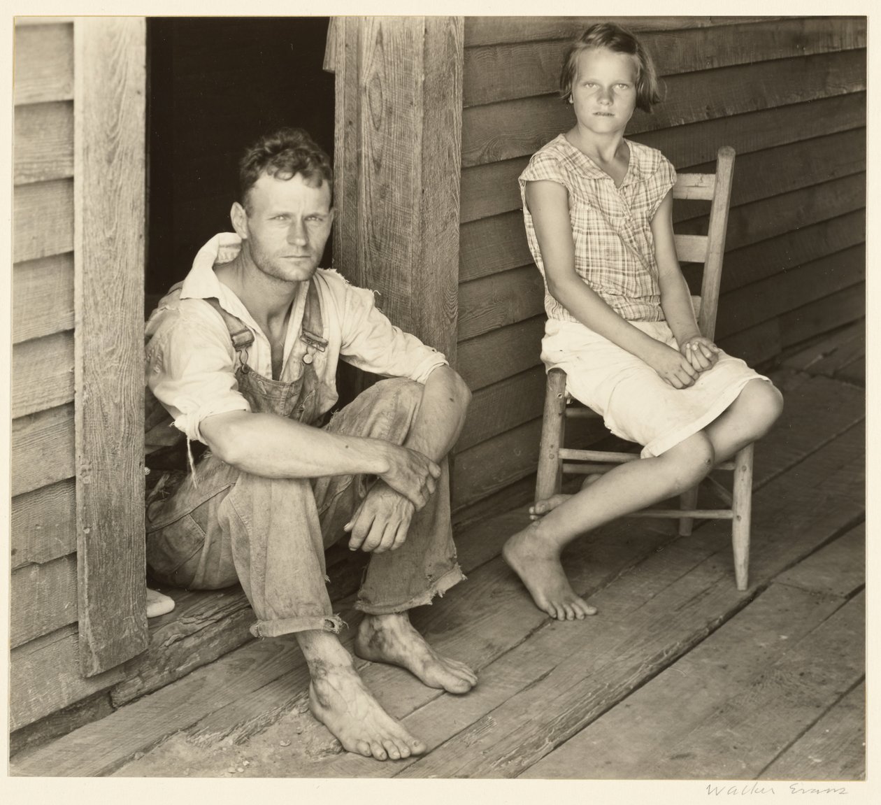 Floyd y Lucille Burroughs, Condado de Hale, Alabama de Walker Evans