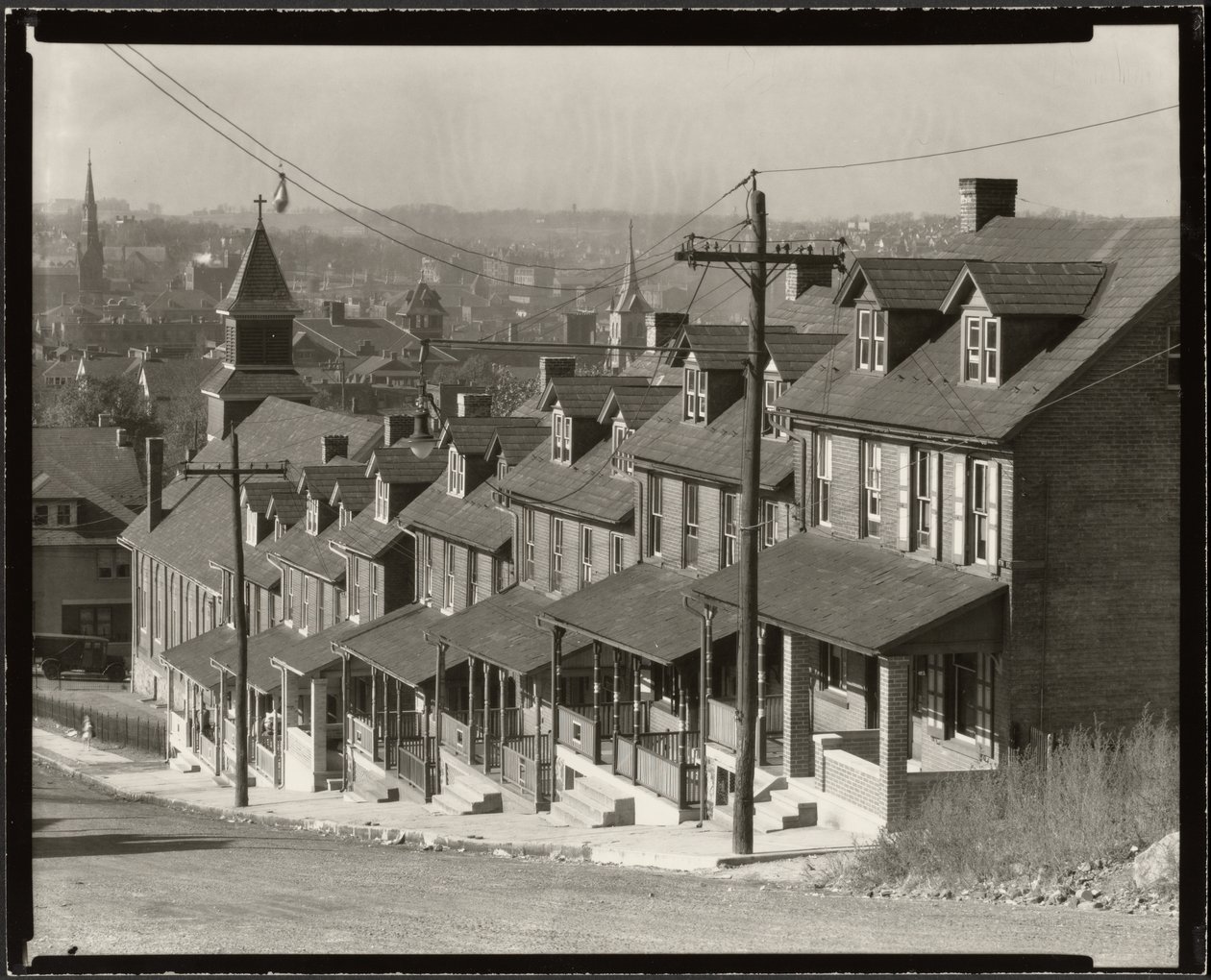 Casas bifamiliares en Bethlehem, Pensilvania de Walker Evans