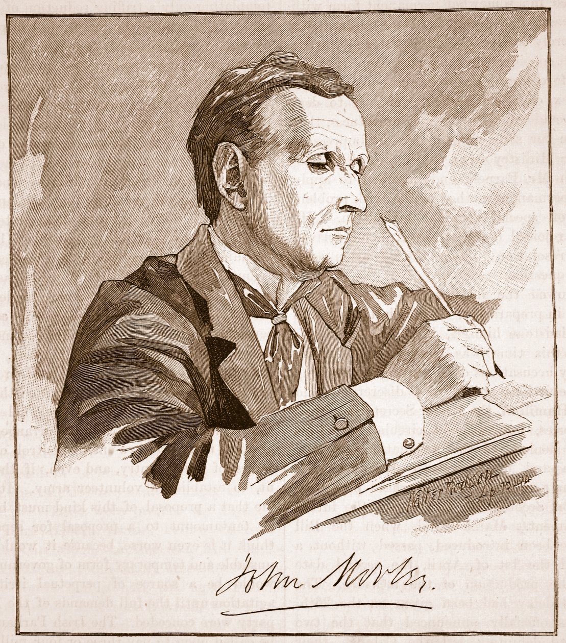 Sr. Morley, ilustración de 