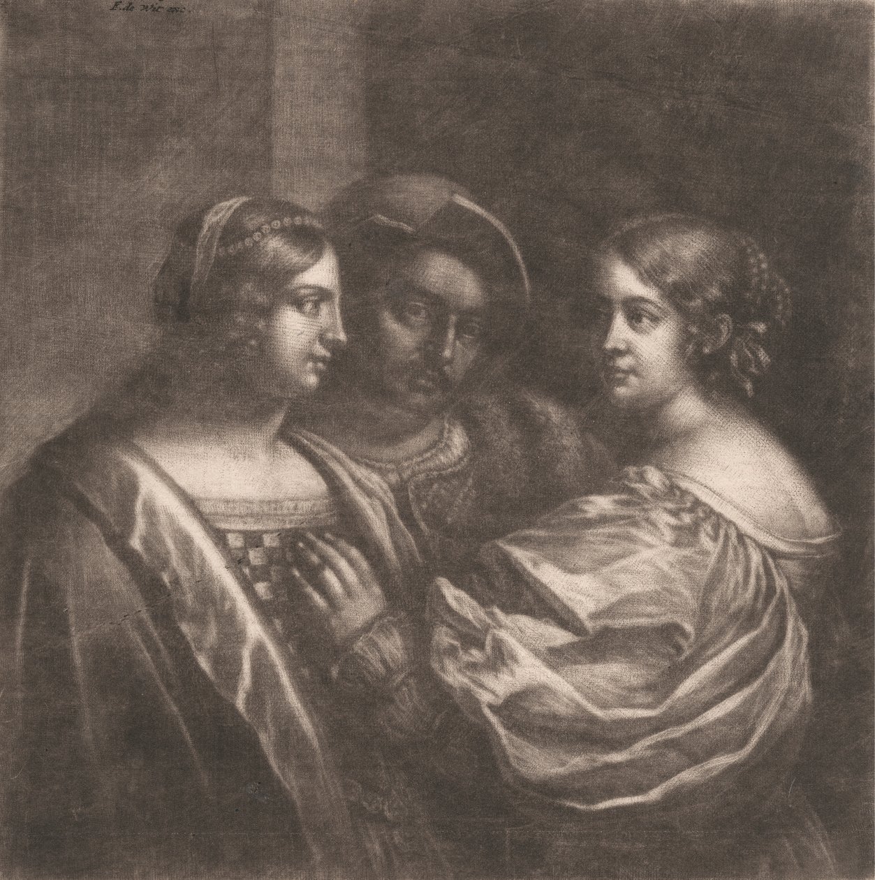 Grupo de tres de Wallerant Vaillant