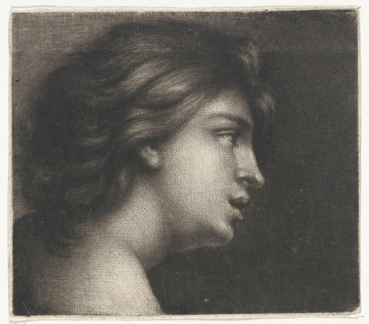Cabeza de una joven de Wallerant Vaillant