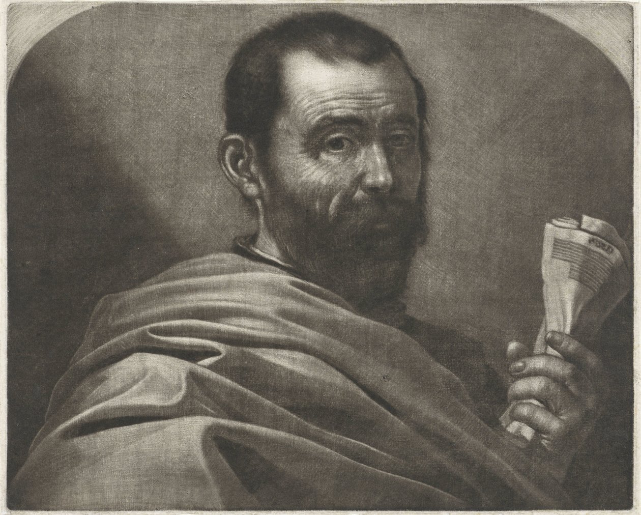 Hombre con un rollo de Wallerant Vaillant