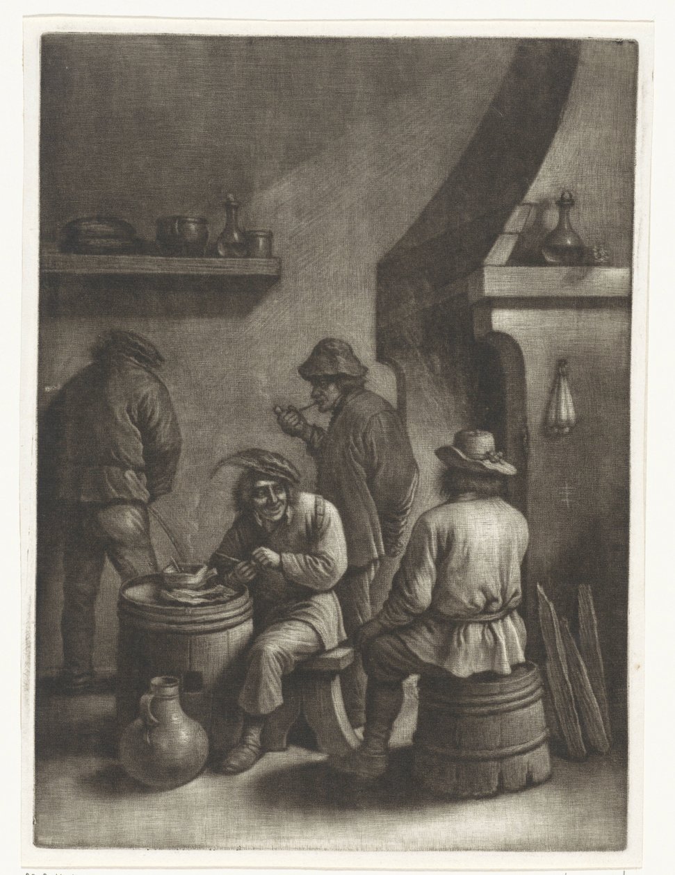 Hombres junto al hogar de Wallerant Vaillant