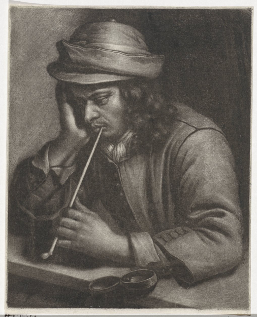 Hombre fumando de Wallerant Vaillant